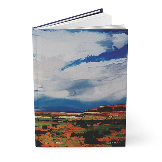 "A Force of Nature", Southwest Landscape, Oil on Canvas Art Print, Hardcover Journal—Lined or Blank