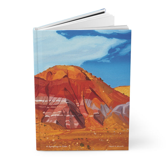 "A Symphony in Color", Southwest Landscape, Oil on Canvas Art Print, Hardcover Journal—Lined or Blank