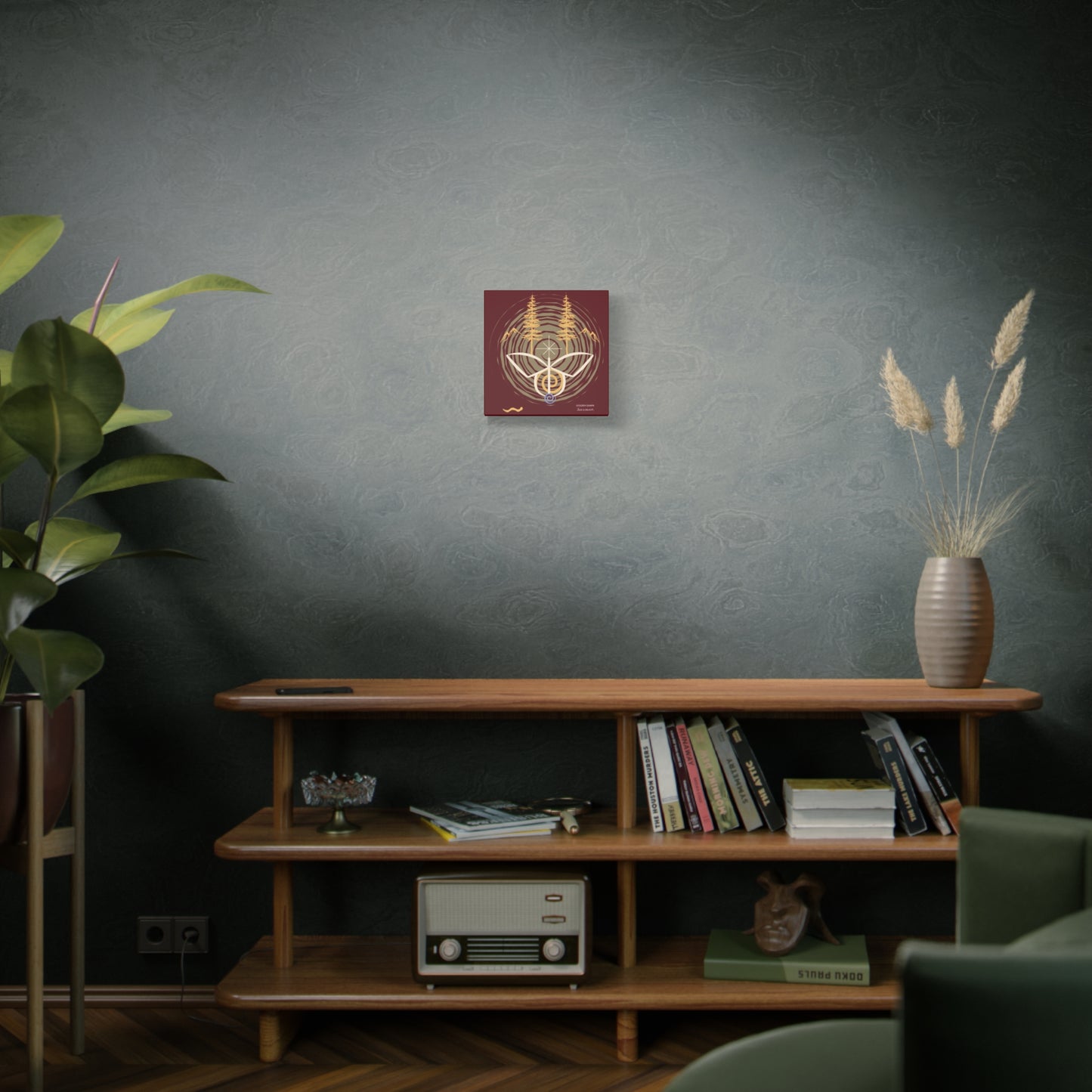 “Golden Dawn”, IMAGINE™ Series, Hand-Drawn Art Print, Wall Art Collection, Stretched Canvas , 6 x 6 inches, 20 x 20 inches, 36 x 36 inches, plus 7 More Sizes