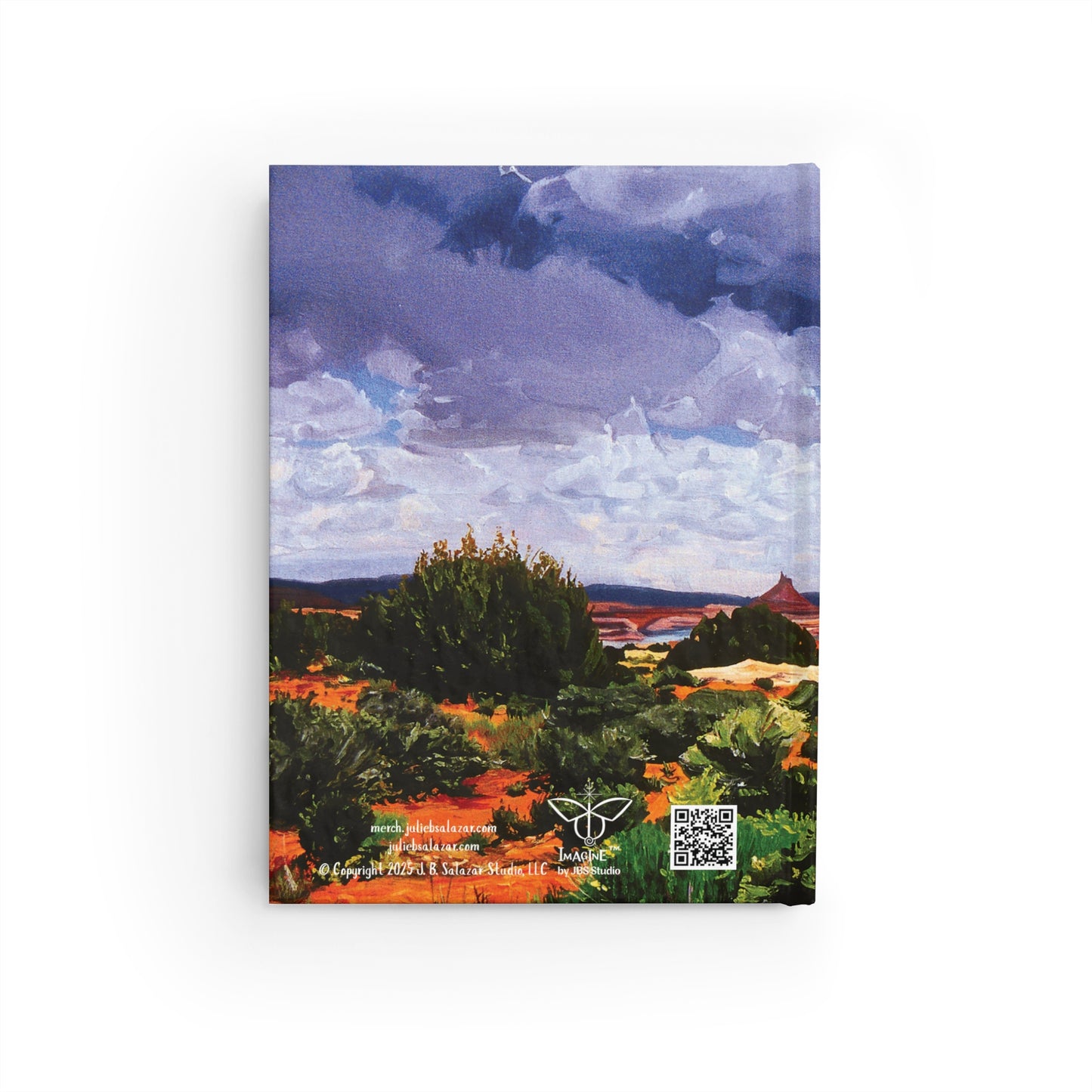 "Renewal", Southwest Landscape, Oil on Canvas Art Print, Hardcover Journal—Lined or Blank