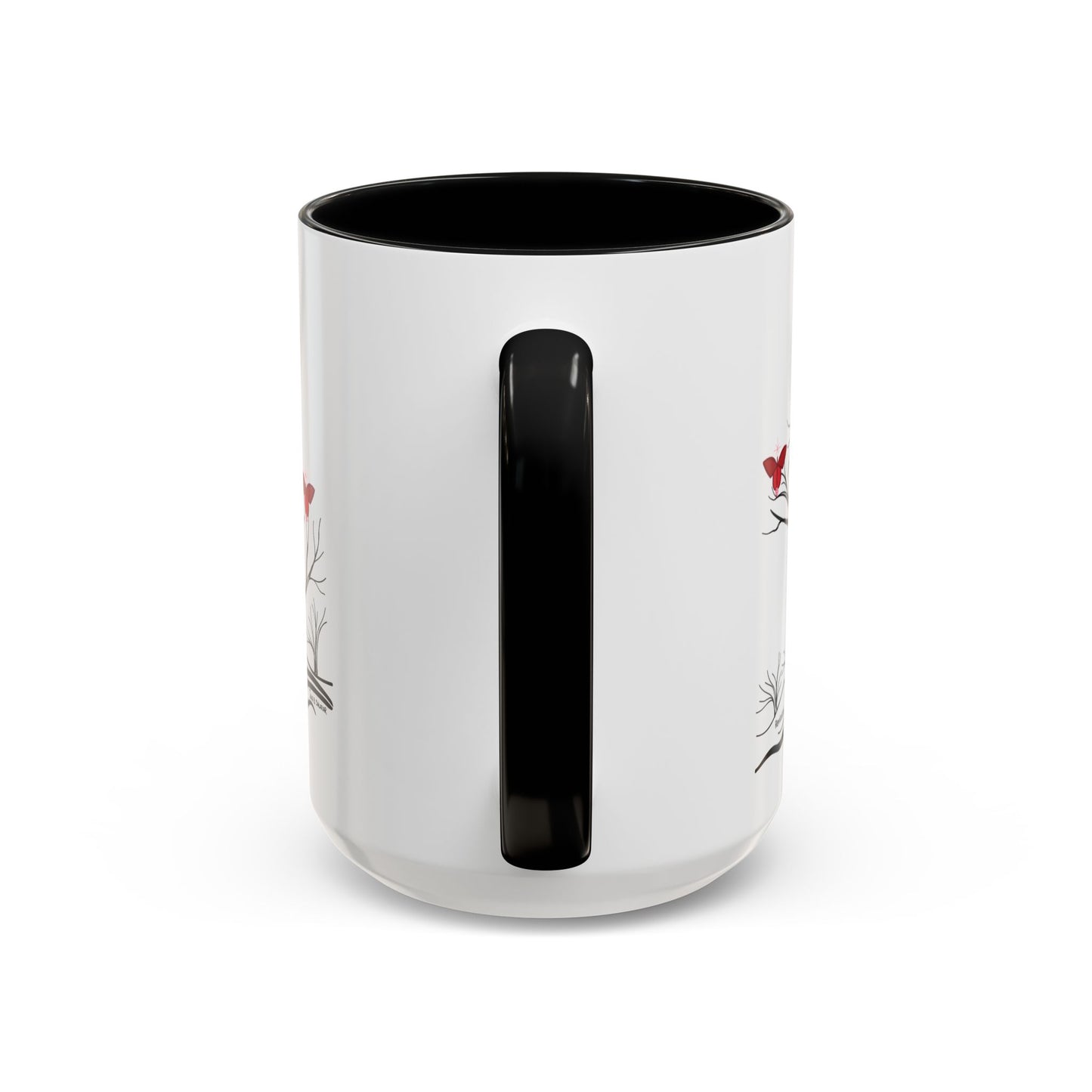 "Revitalizing", IMAGINE™ Series, Hand-Drawn Art Print, White Ceramic Accent Mug—1 of 7 Butterfly Graces Collection—15 oz or 11 oz