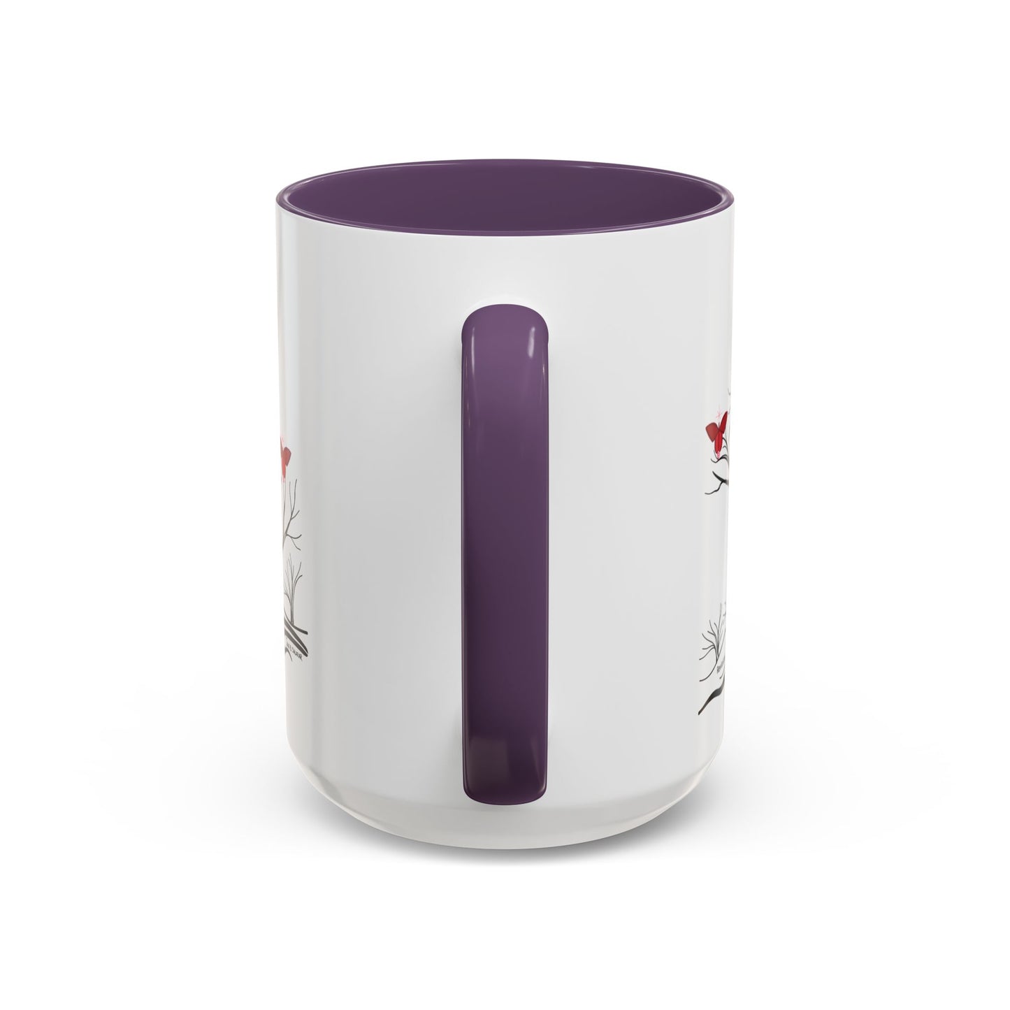 "Revitalizing", IMAGINE™ Series, Hand-Drawn Art Print, White Ceramic Accent Mug—1 of 7 Butterfly Graces Collection—15 oz or 11 oz
