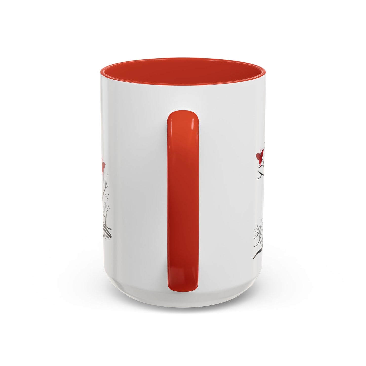 "Revitalizing", IMAGINE™ Series, Hand-Drawn Art Print, White Ceramic Accent Mug—1 of 7 Butterfly Graces Collection—15 oz or 11 oz