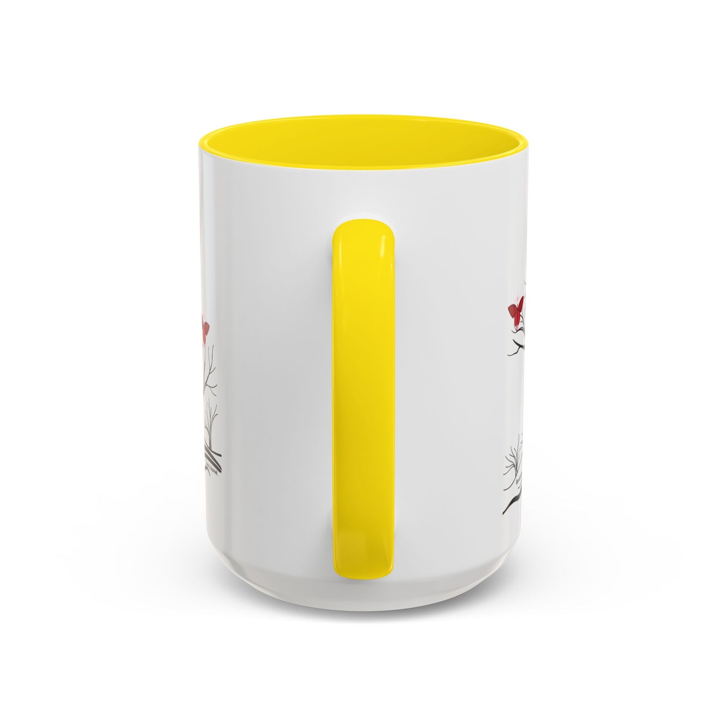 "Revitalizing", IMAGINE™ Series, Hand-Drawn Art Print, White Ceramic Accent Mug—1 of 7 Butterfly Graces Collection—15 oz or 11 oz