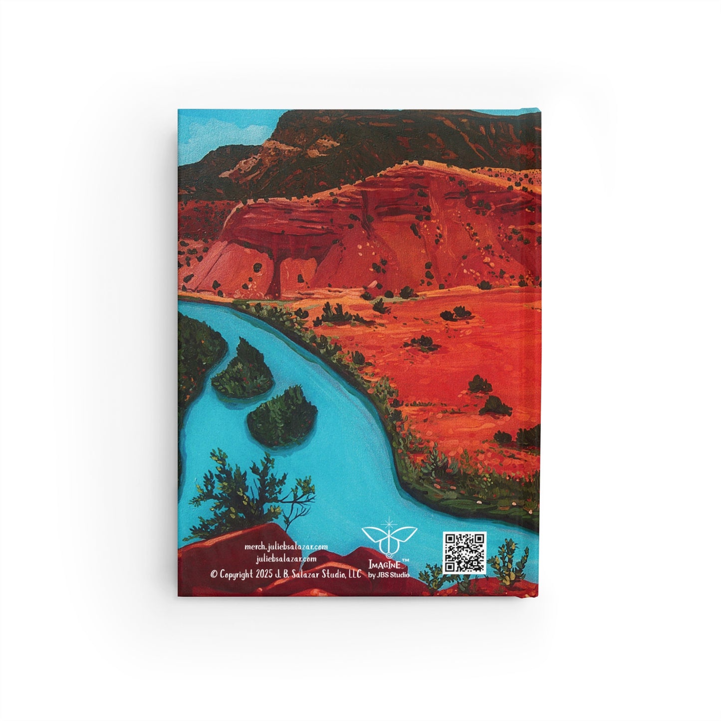 "A New Day", Southwest Landscape, Oil on Canvas Art Print, Hardcover Journal—Lined or Blank