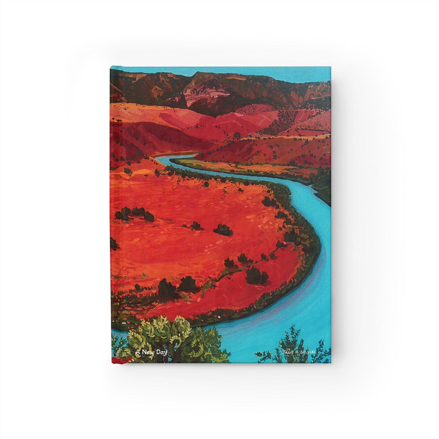 "A New Day", Southwest Landscape, Oil on Canvas Art Print, Hardcover Journal—Lined or Blank