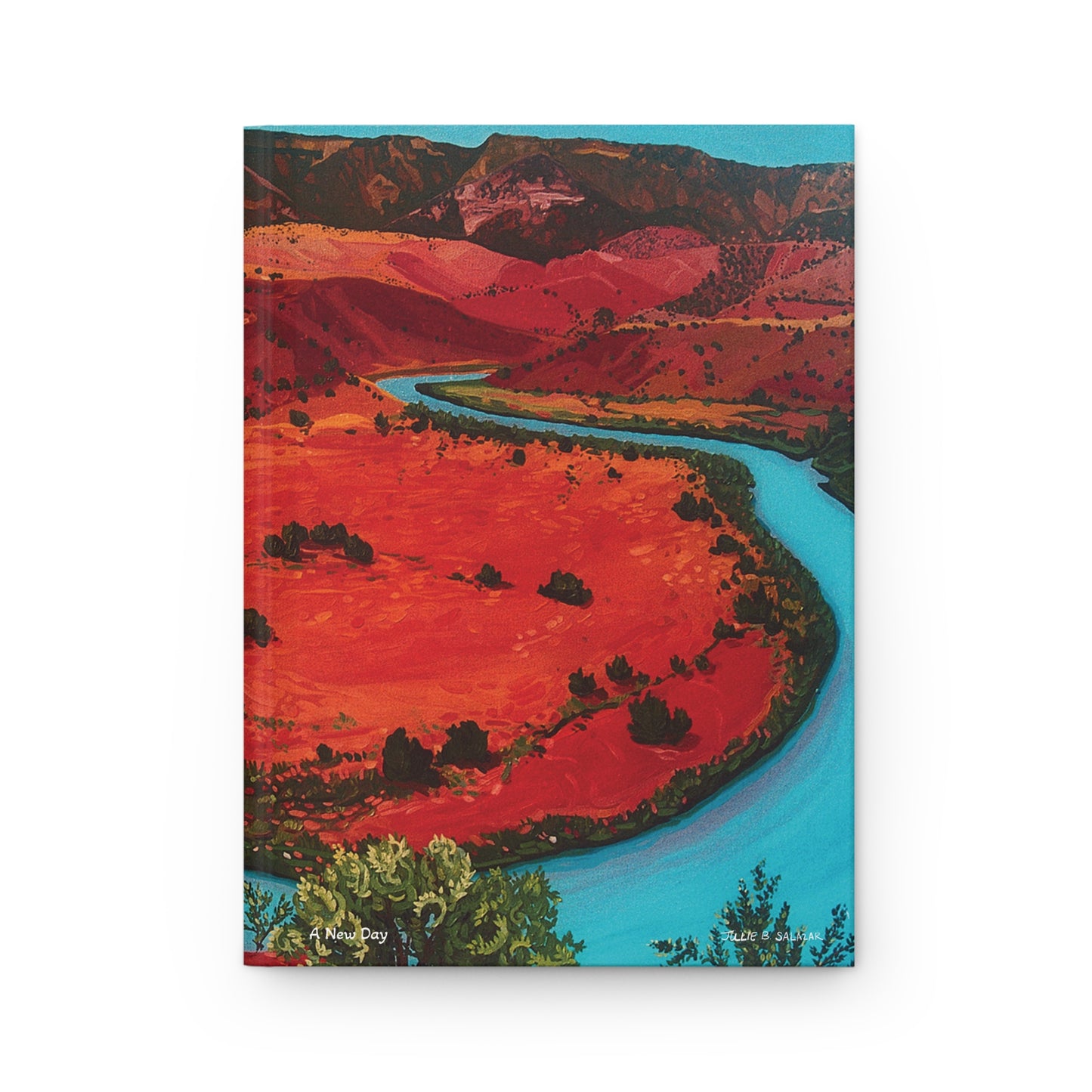 "A New Day", Southwest Landscape, Oil on Canvas Art Print, Hardcover Journal—Lined or Blank