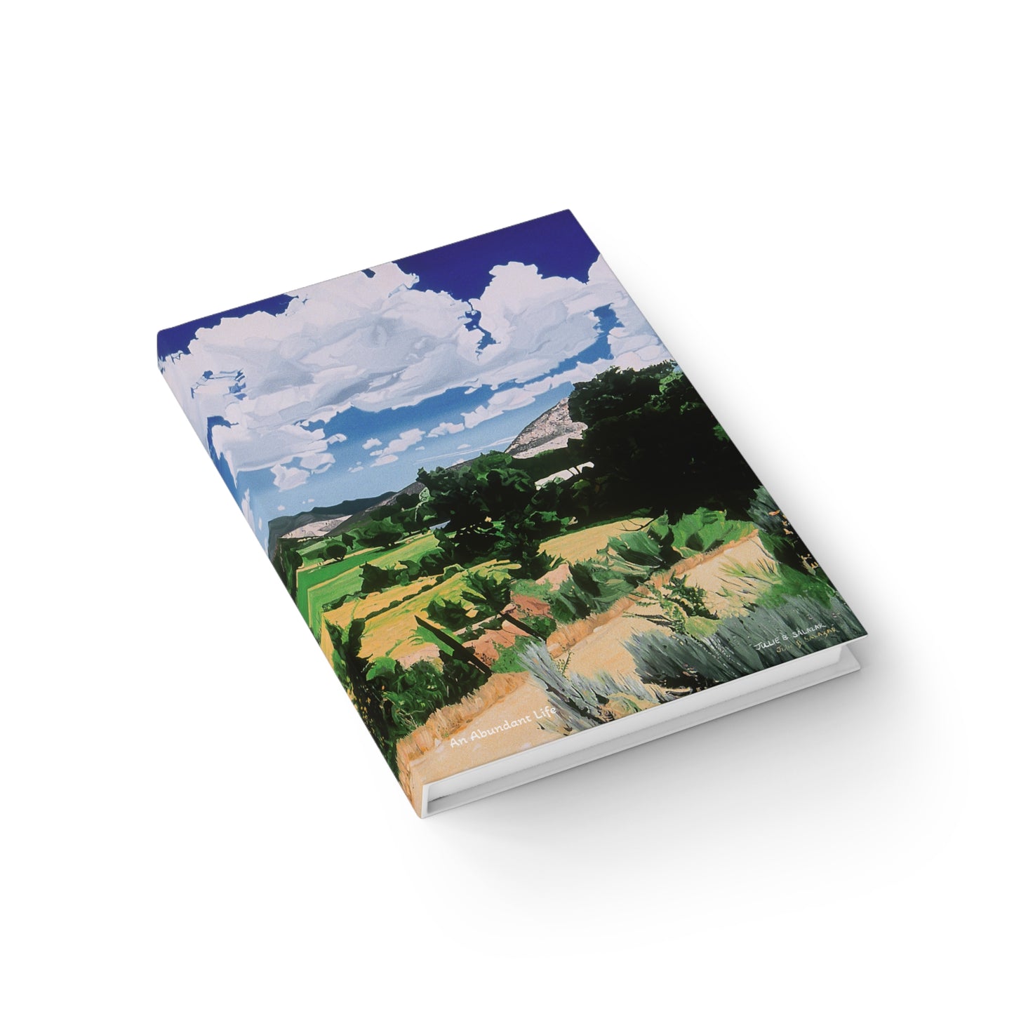 "An Abundant Life", Southwest Landscape, Oil on Canvas Art Print, Hardcover Journal—Lined or Blank