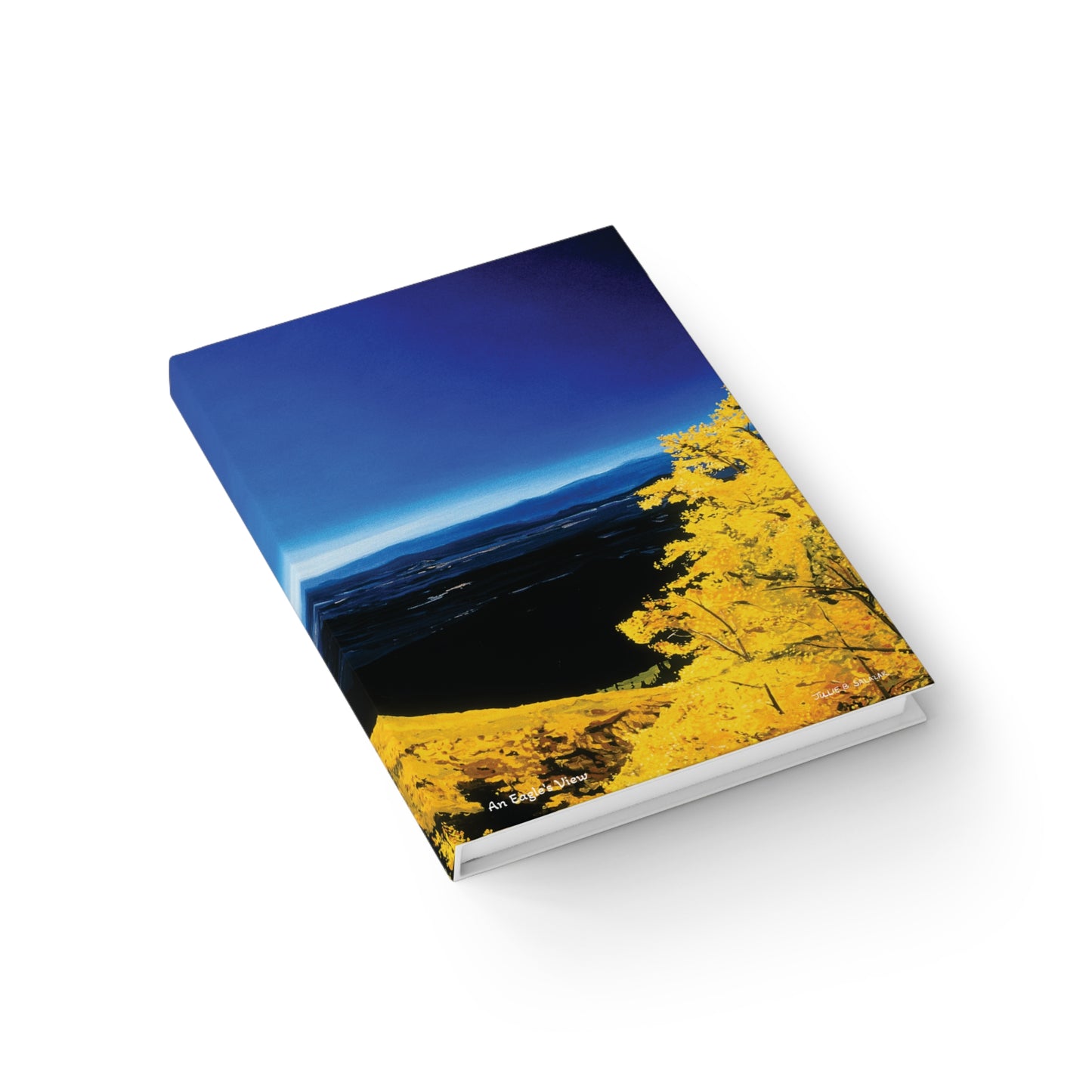 "An Eagle's View", Southwest Landscape, Oil on Canvas Art Print, Hardcover Journal—Lined or Blank