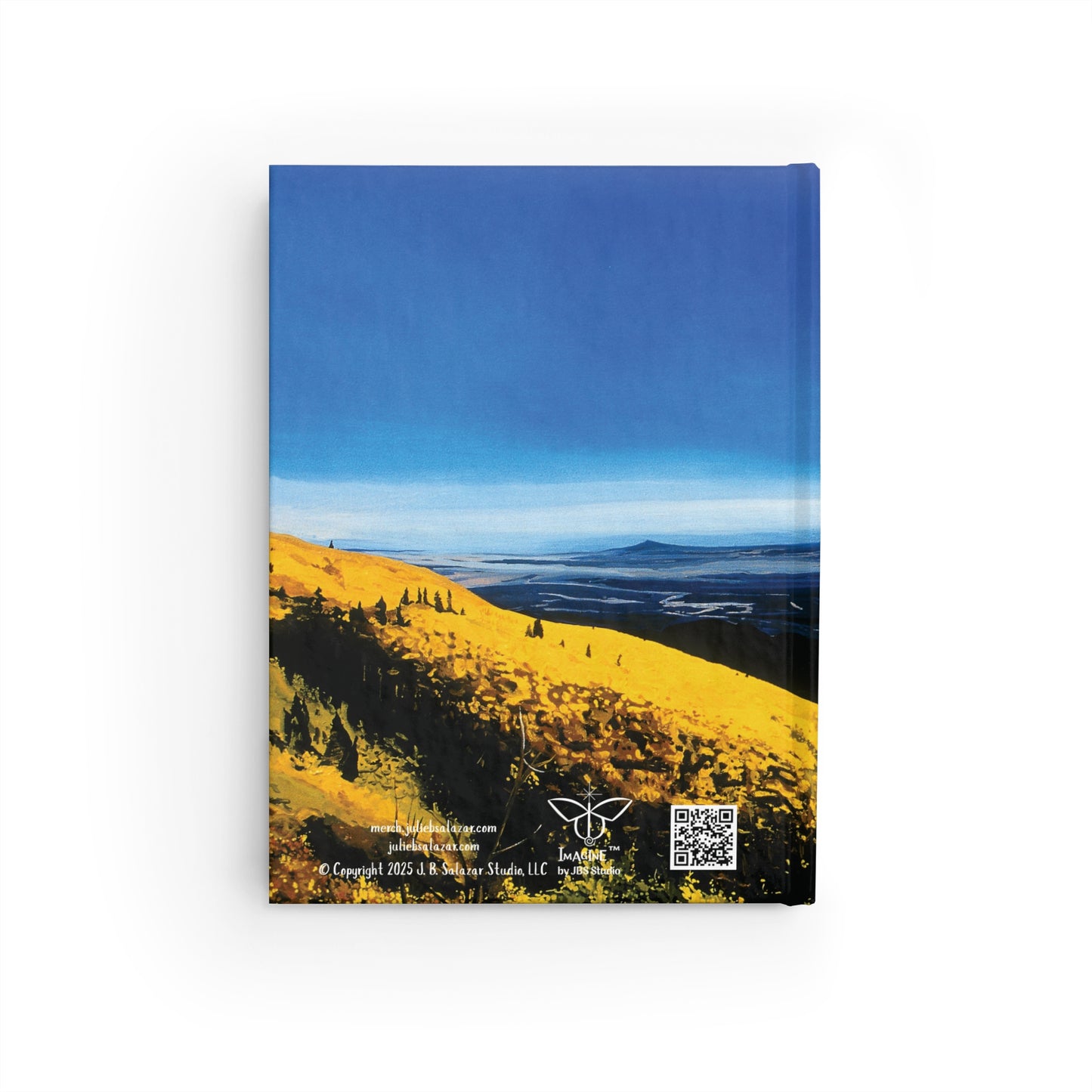 "An Eagle's View", Southwest Landscape, Oil on Canvas Art Print, Hardcover Journal—Lined or Blank