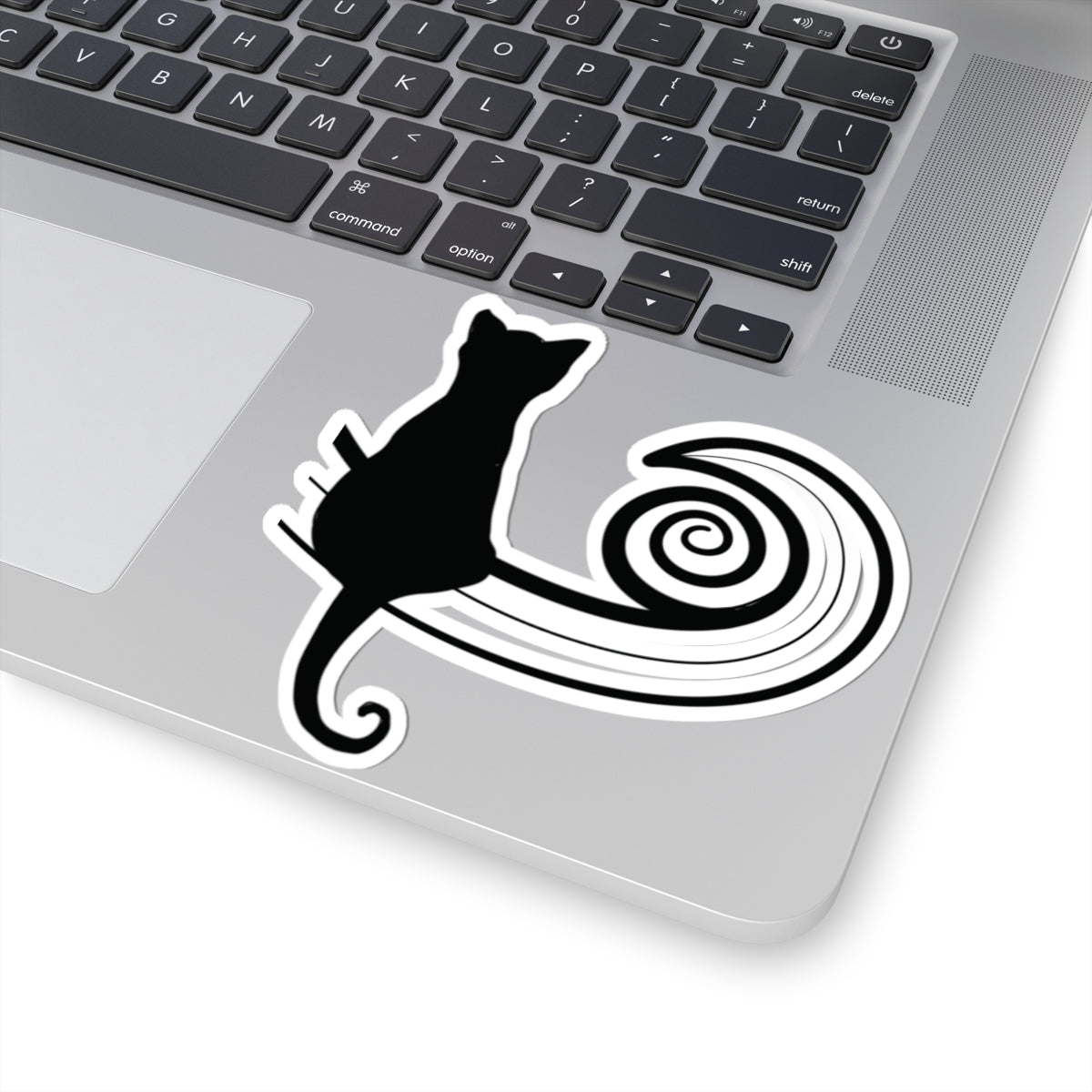 “Cosmic Wave”, IMAGINE™ Series, Hand-Drawn Art Print, Kiss-Cut Stickers, Stellar Kitty Cat Collection, 2, 3, 4, 6, inch