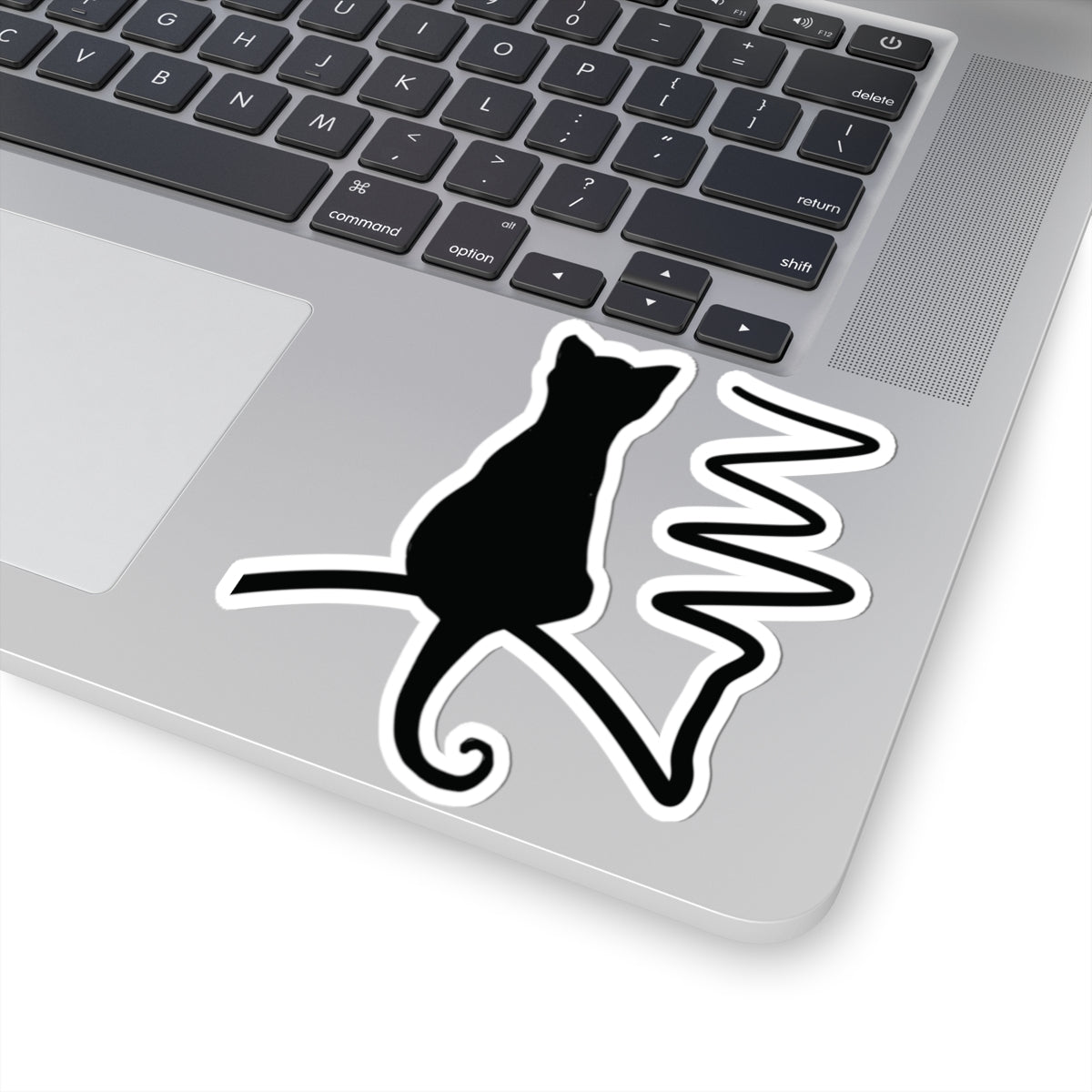 “Distant Storm”, IMAGINE™ Series, Hand-Drawn Art Print, Kiss-Cut Stickers, Stellar Kitty Cat Collection, 2, 3, 4, 6, inch