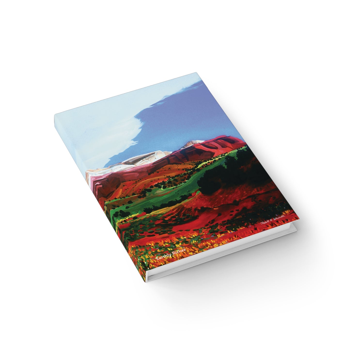 "Earthly Riches", Southwest Landscape, Oil on Canvas Art Print, Hardcover Journal—Lined or Blank