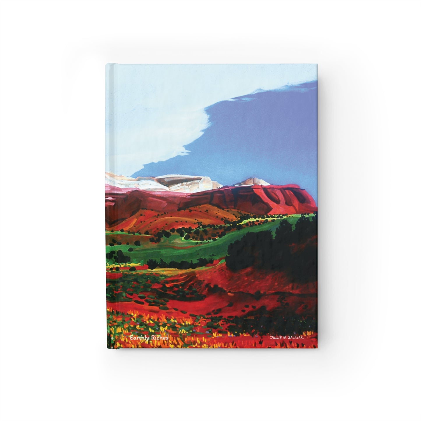 "Earthly Riches", Southwest Landscape, Oil on Canvas Art Print, Hardcover Journal—Lined or Blank
