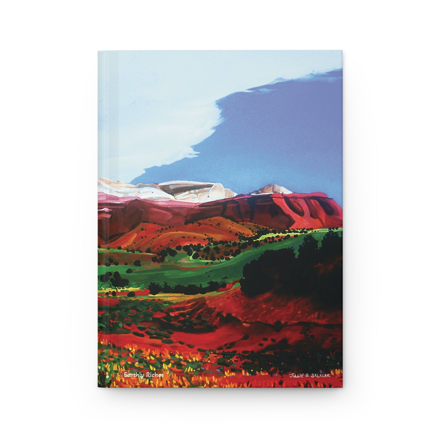 "Earthly Riches", Southwest Landscape, Oil on Canvas Art Print, Hardcover Journal—Lined or Blank