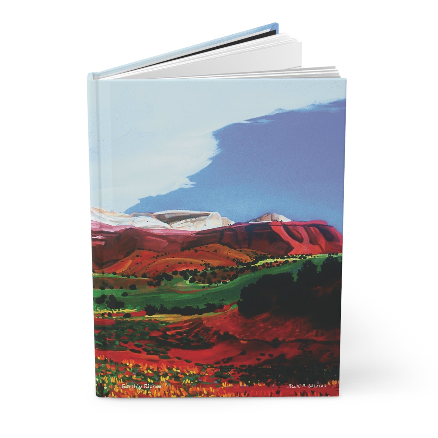 "Earthly Riches", Southwest Landscape, Oil on Canvas Art Print, Hardcover Journal—Lined or Blank