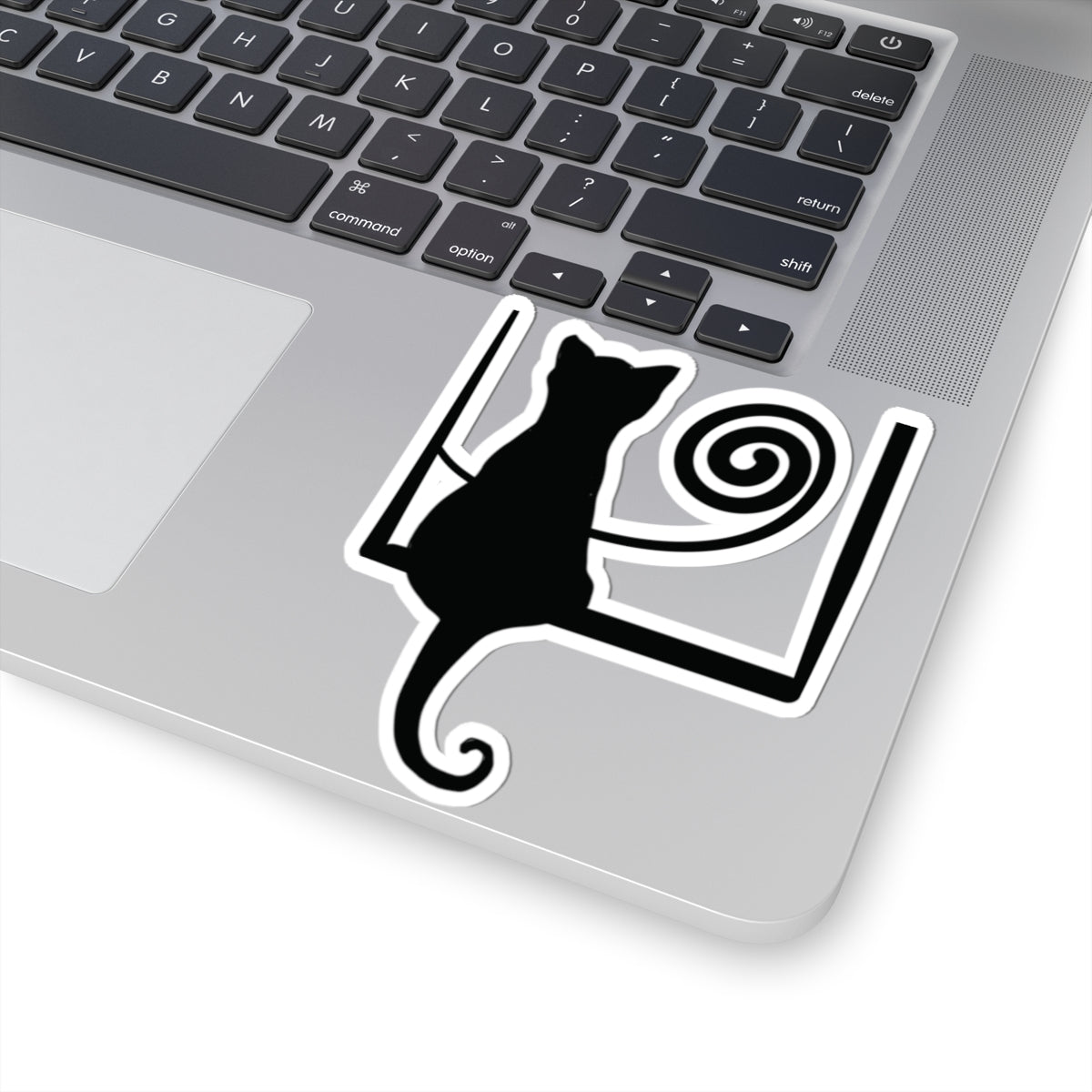 “Midnight Musings”, IMAGINE™ Series, Hand-Drawn Art Print, Kiss-Cut Stickers, Stellar Kitty Cat Collection, 2, 3, 4, 6, inch