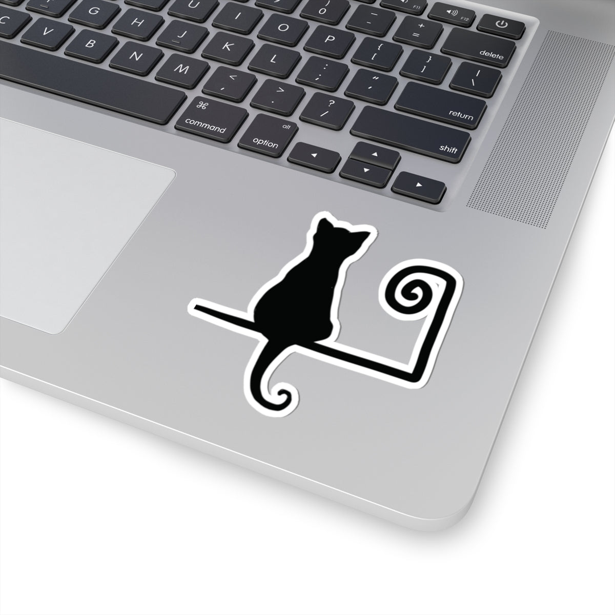 “Night Watch”, IMAGINE™ Series, Hand-Drawn Art Print, Kiss-Cut Stickers, Stellar Kitty Cat Collection, 2, 3, 4, 6, inch