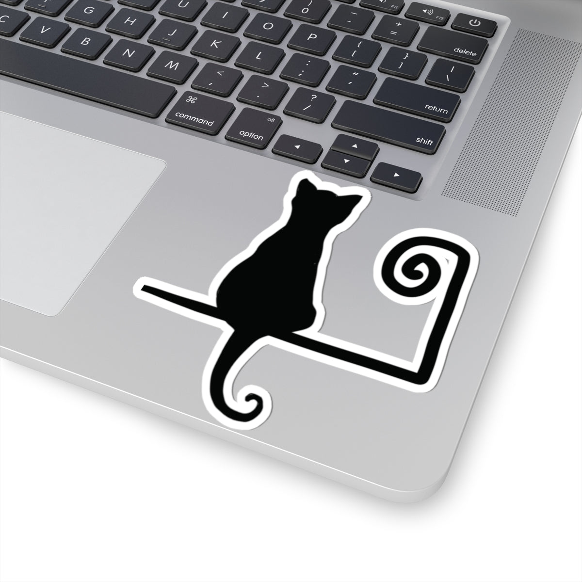 “Night Watch”, IMAGINE™ Series, Hand-Drawn Art Print, Kiss-Cut Stickers, Stellar Kitty Cat Collection, 2, 3, 4, 6, inch