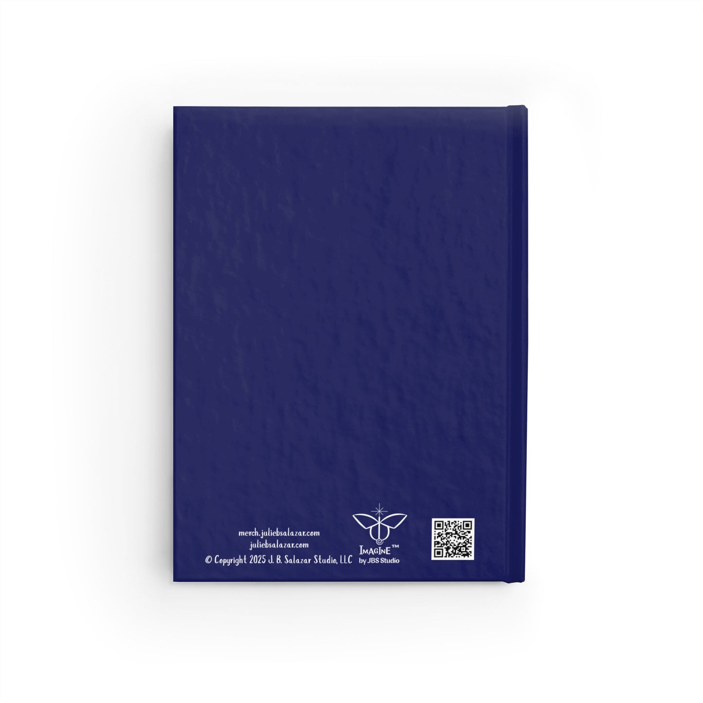 “Peace Be Within You”, IMAGINE™ Series Hand-Drawn Orchid Art Print, Hardcover Journal—Lined or Blank