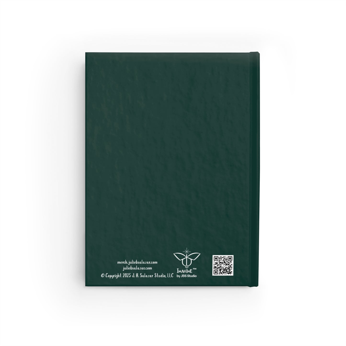 “Peace Be Within You”, IMAGINE™ Series Hand-Drawn Orchid Art Print, Hardcover Journal—Lined or Blank