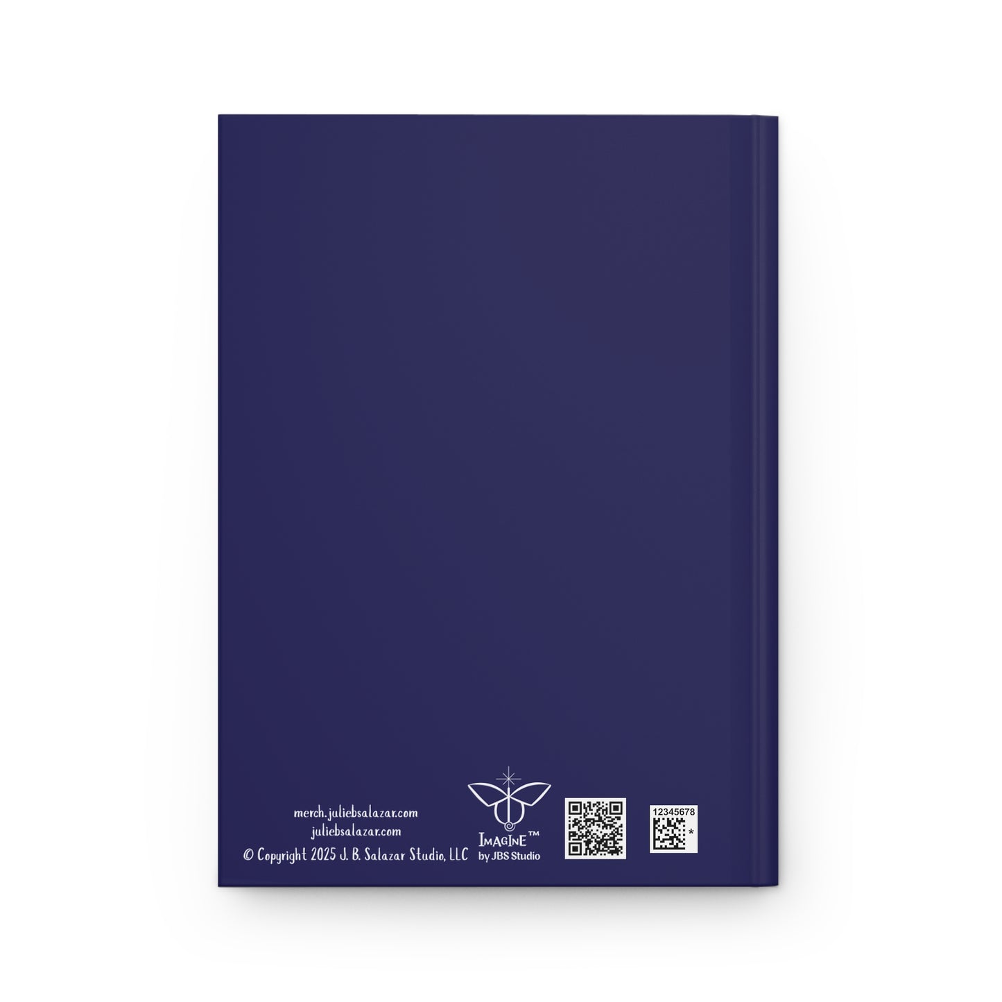 “Peace Be Within You”, IMAGINE™ Series Hand-Drawn Orchid Art Print, Hardcover Journal—Lined or Blank