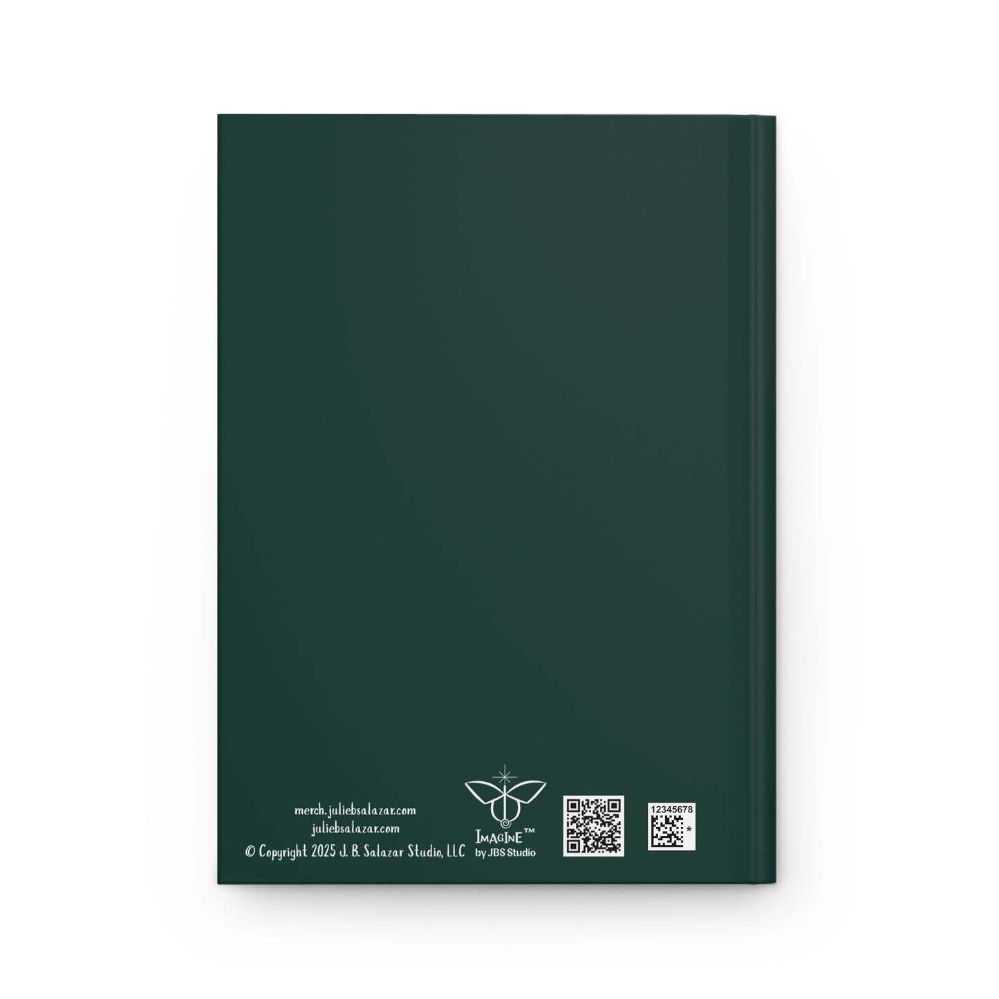 “Peace Be Within You”, IMAGINE™ Series Hand-Drawn Orchid Art Print, Hardcover Journal—Lined or Blank