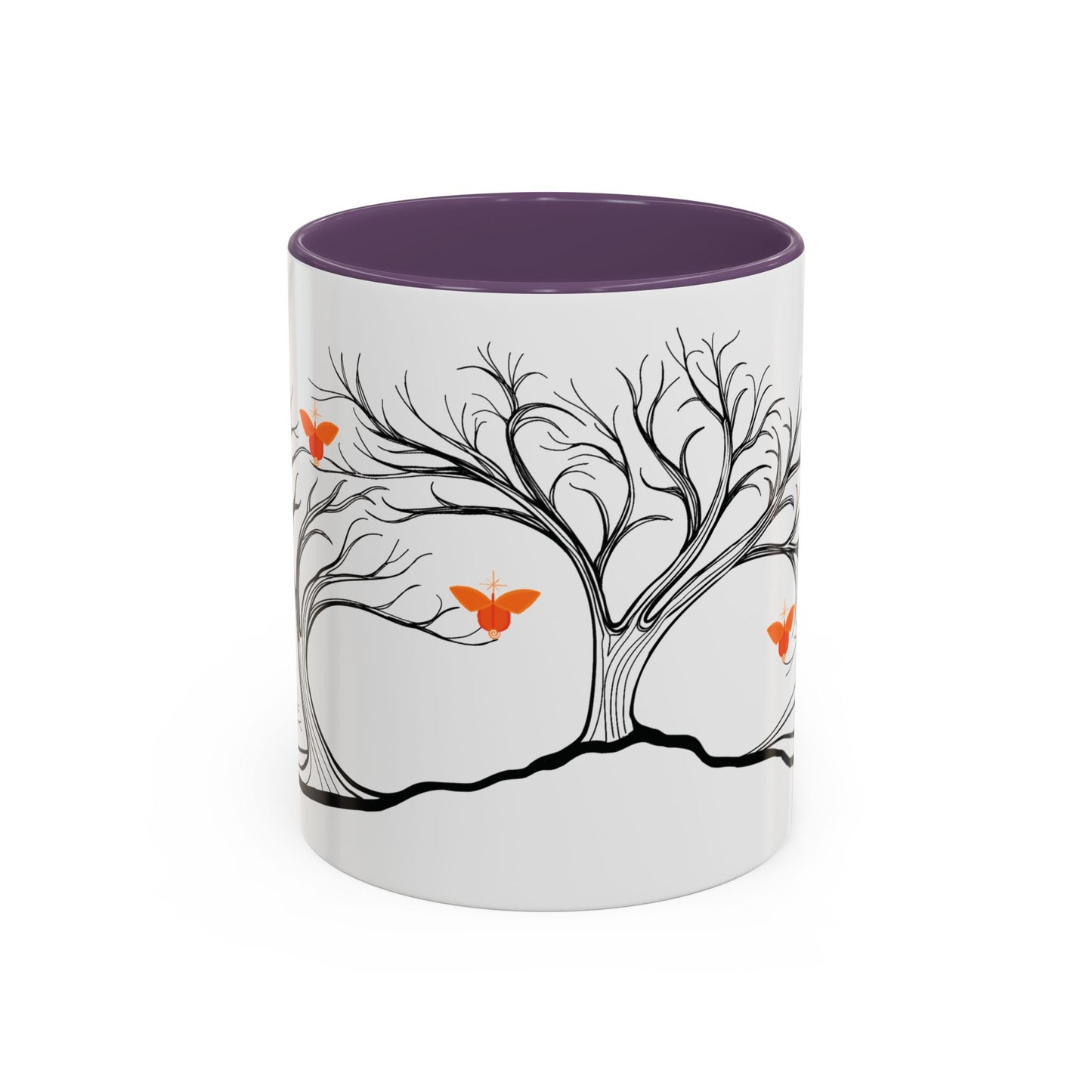 "Replenishing", IMAGINE™ Series, Hand-Drawn Art Print, White Ceramic Accent Mug—2 of 7 Butterfly Graces Collection—15 oz or 11 oz