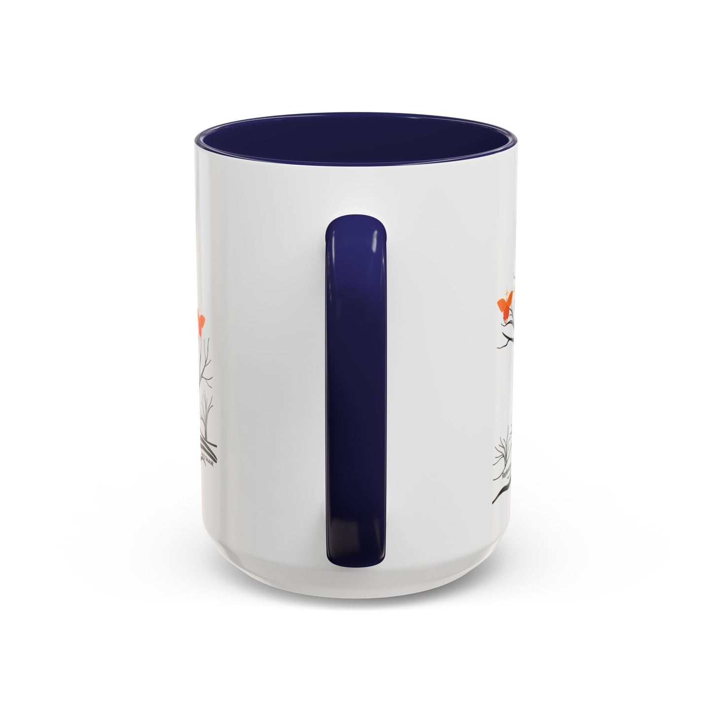 "Replenishing", IMAGINE™ Series, Hand-Drawn Art Print, White Ceramic Accent Mug—2 of 7 Butterfly Graces Collection—15 oz or 11 oz