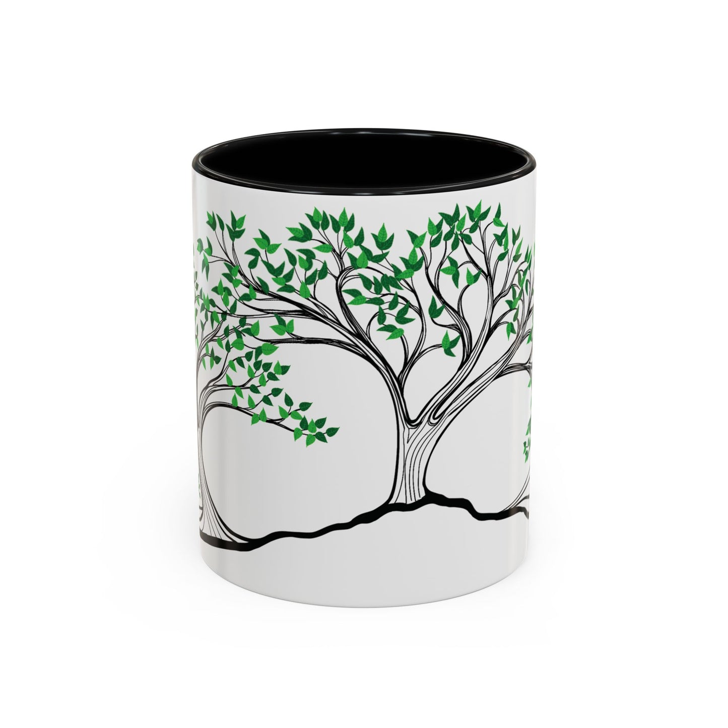 “Summer Dream”, IMAGINE™ Series, Hand-Drawn Art Print, White Ceramic Accent Mug—2 of 4 Seasons Collection—15 oz or 11 oz
