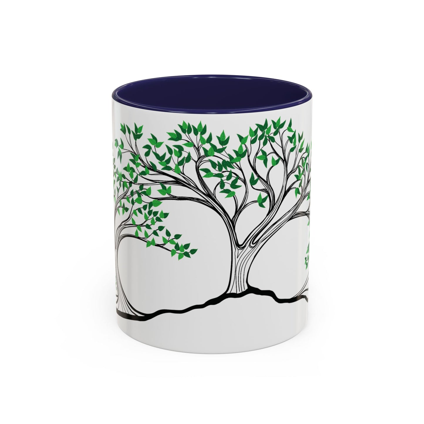 “Summer Dream”, IMAGINE™ Series, Hand-Drawn Art Print, White Ceramic Accent Mug—2 of 4 Seasons Collection—15 oz or 11 oz