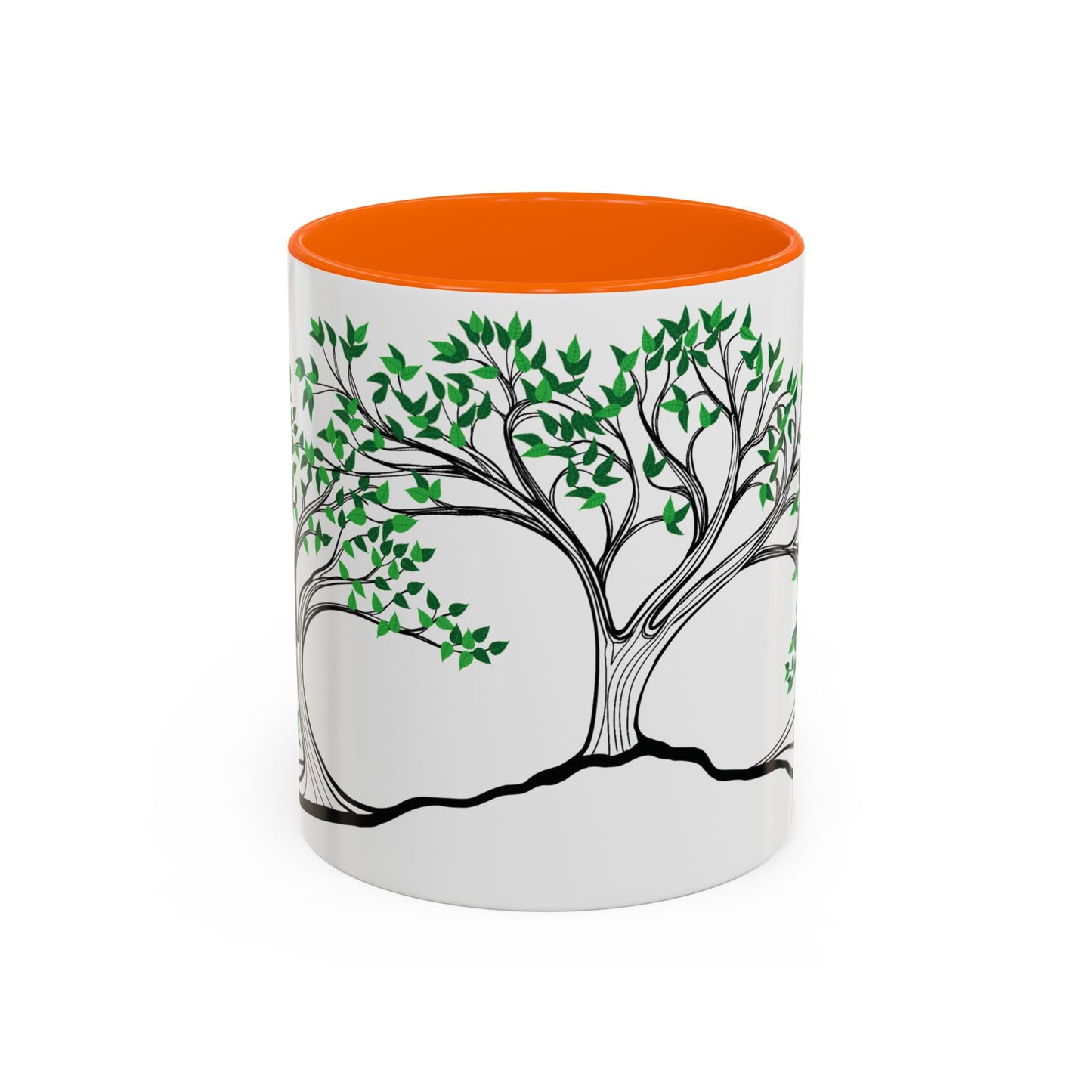 “Summer Dream”, IMAGINE™ Series, Hand-Drawn Art Print, White Ceramic Accent Mug—2 of 4 Seasons Collection—15 oz or 11 oz