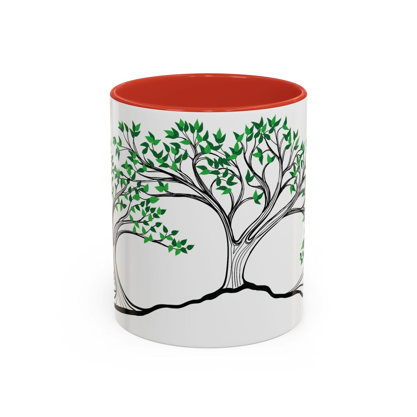 “Summer Dream”, IMAGINE™ Series, Hand-Drawn Art Print, White Ceramic Accent Mug—2 of 4 Seasons Collection—15 oz or 11 oz