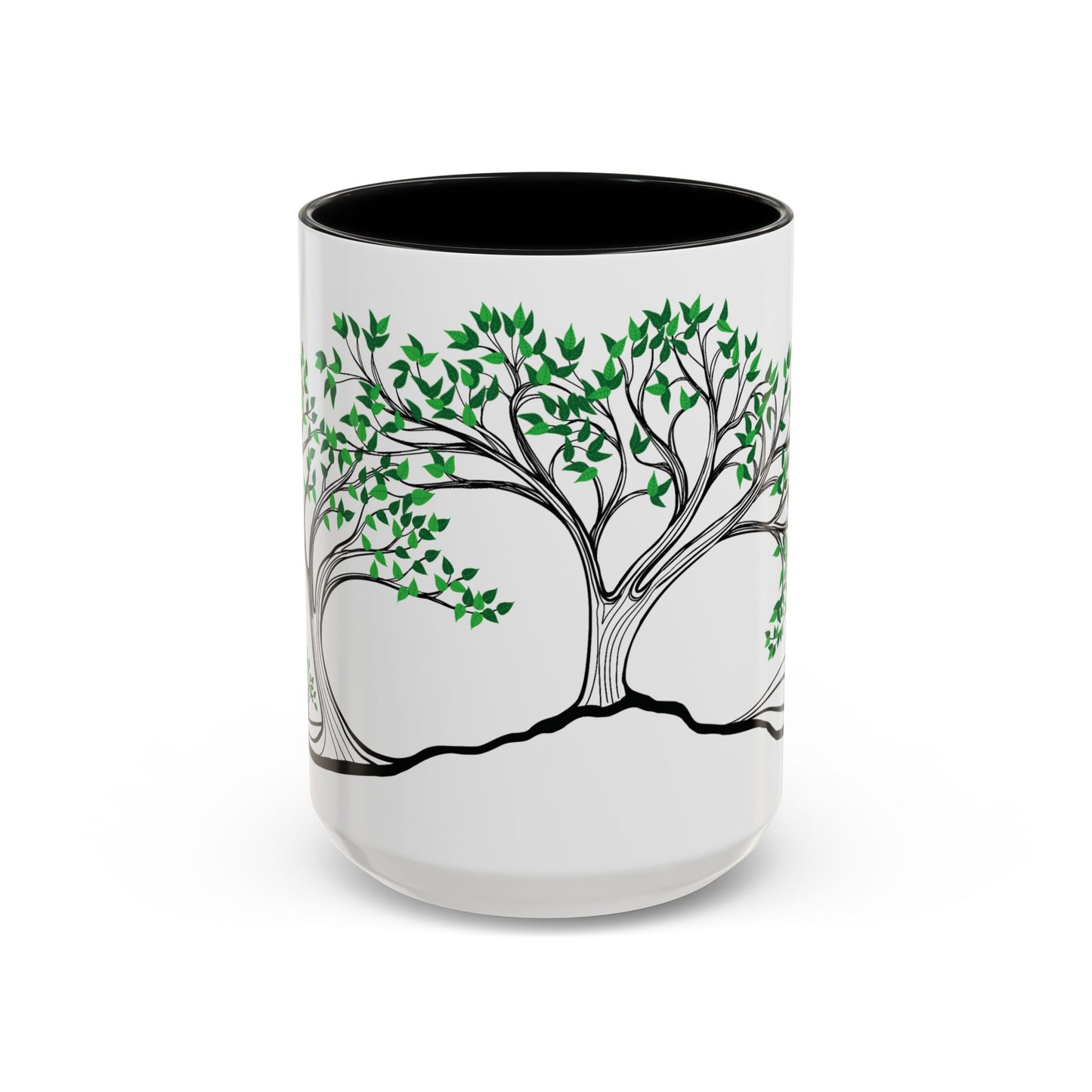 “Summer Dream”, IMAGINE™ Series, Hand-Drawn Art Print, White Ceramic Accent Mug—2 of 4 Seasons Collection—15 oz or 11 oz