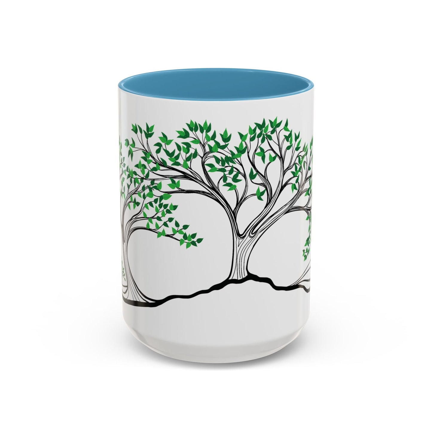 “Summer Dream”, IMAGINE™ Series, Hand-Drawn Art Print, White Ceramic Accent Mug—2 of 4 Seasons Collection—15 oz or 11 oz