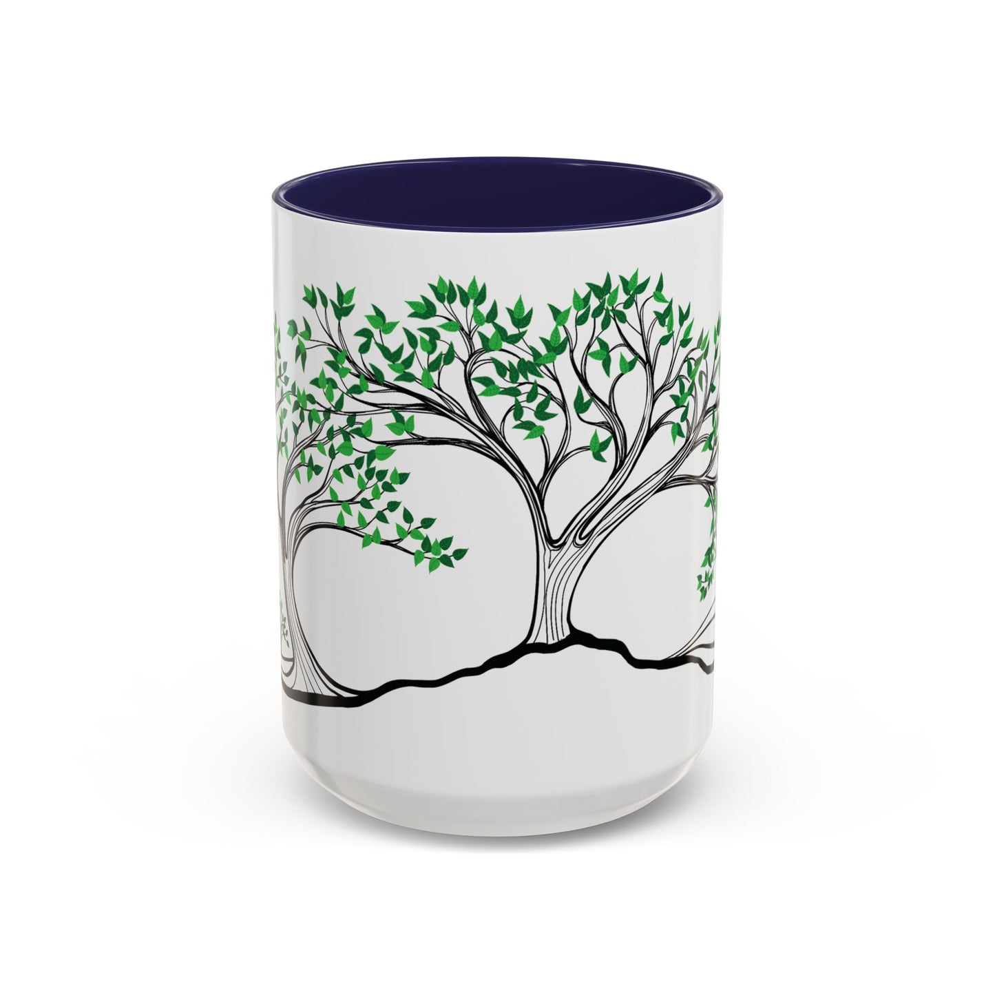 “Summer Dream”, IMAGINE™ Series, Hand-Drawn Art Print, White Ceramic Accent Mug—2 of 4 Seasons Collection—15 oz or 11 oz