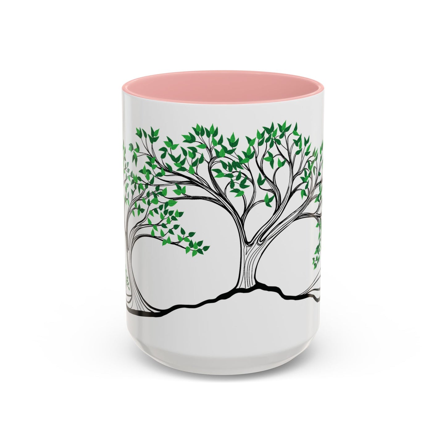 “Summer Dream”, IMAGINE™ Series, Hand-Drawn Art Print, White Ceramic Accent Mug—2 of 4 Seasons Collection—15 oz or 11 oz