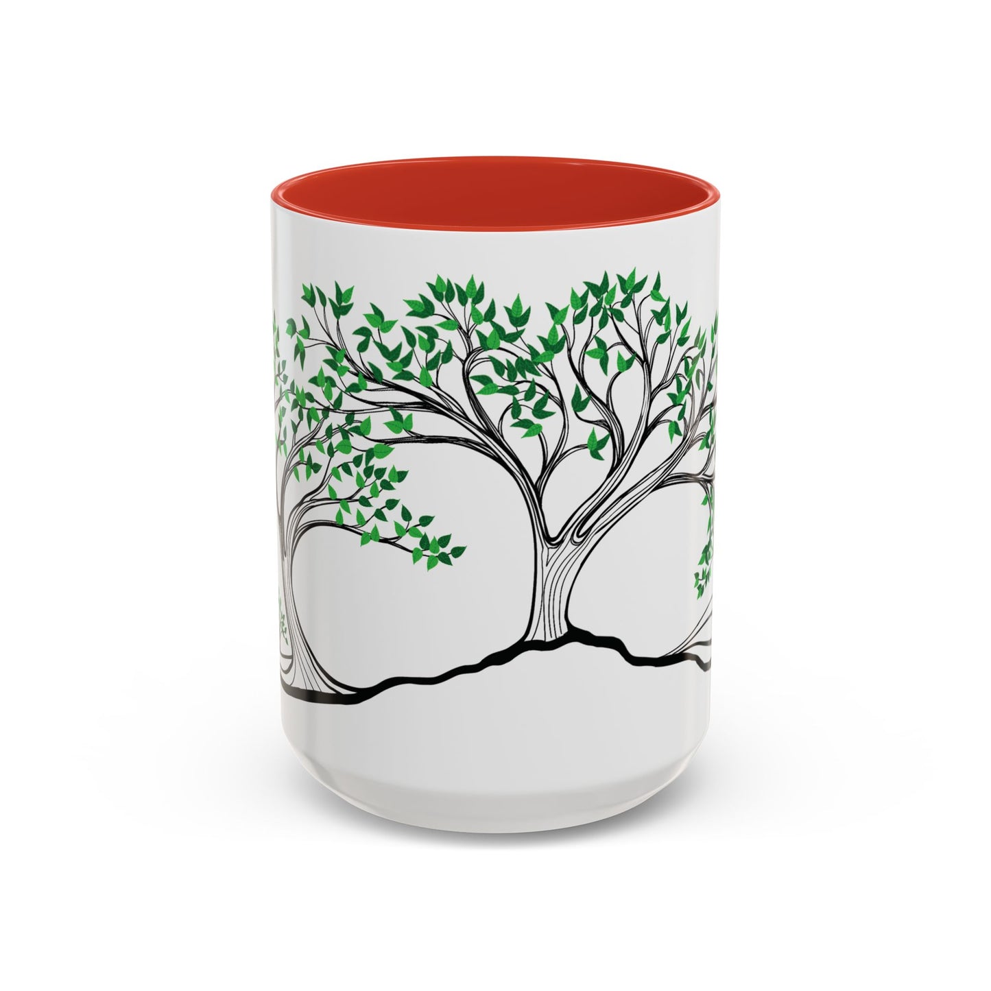 “Summer Dream”, IMAGINE™ Series, Hand-Drawn Art Print, White Ceramic Accent Mug—2 of 4 Seasons Collection—15 oz or 11 oz