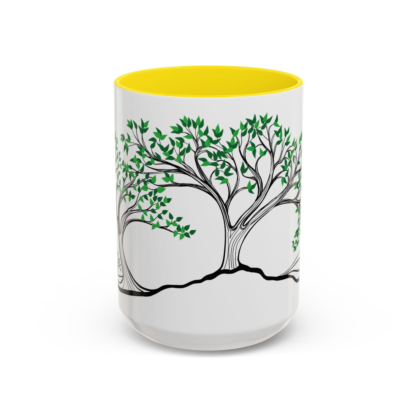 “Summer Dream”, IMAGINE™ Series, Hand-Drawn Art Print, White Ceramic Accent Mug—2 of 4 Seasons Collection—15 oz or 11 oz