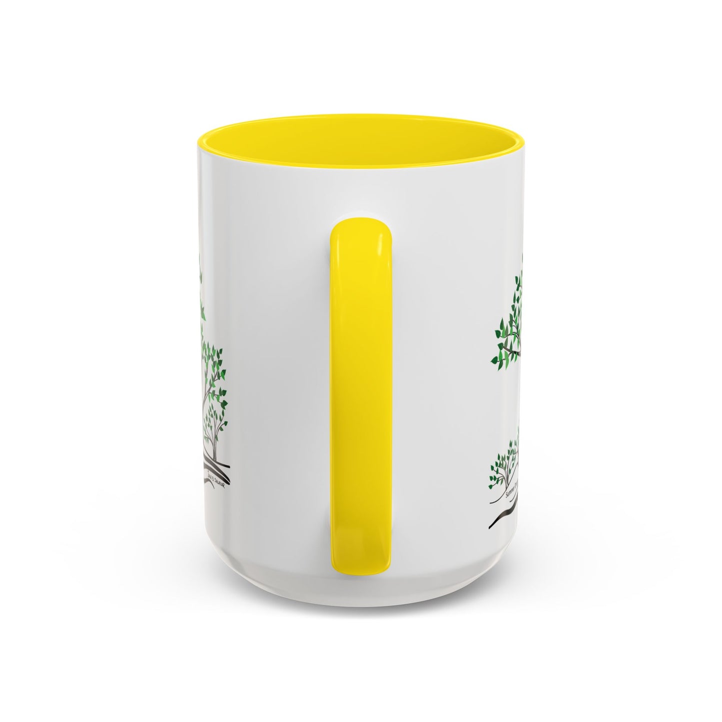 “Summer Dream”, IMAGINE™ Series, Hand-Drawn Art Print, White Ceramic Accent Mug—2 of 4 Seasons Collection—15 oz or 11 oz