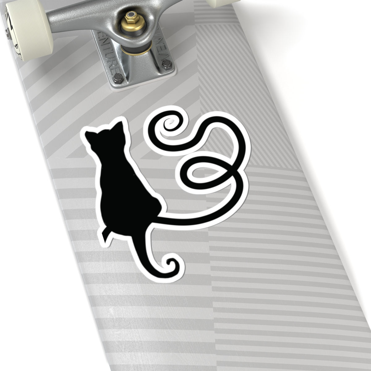 “Time Traveler”, IMAGINE™ Series, Hand-Drawn Art Print, Kiss-Cut Stickers, Stellar Kitty Cat Collection, 2, 3, 4, 6, inch