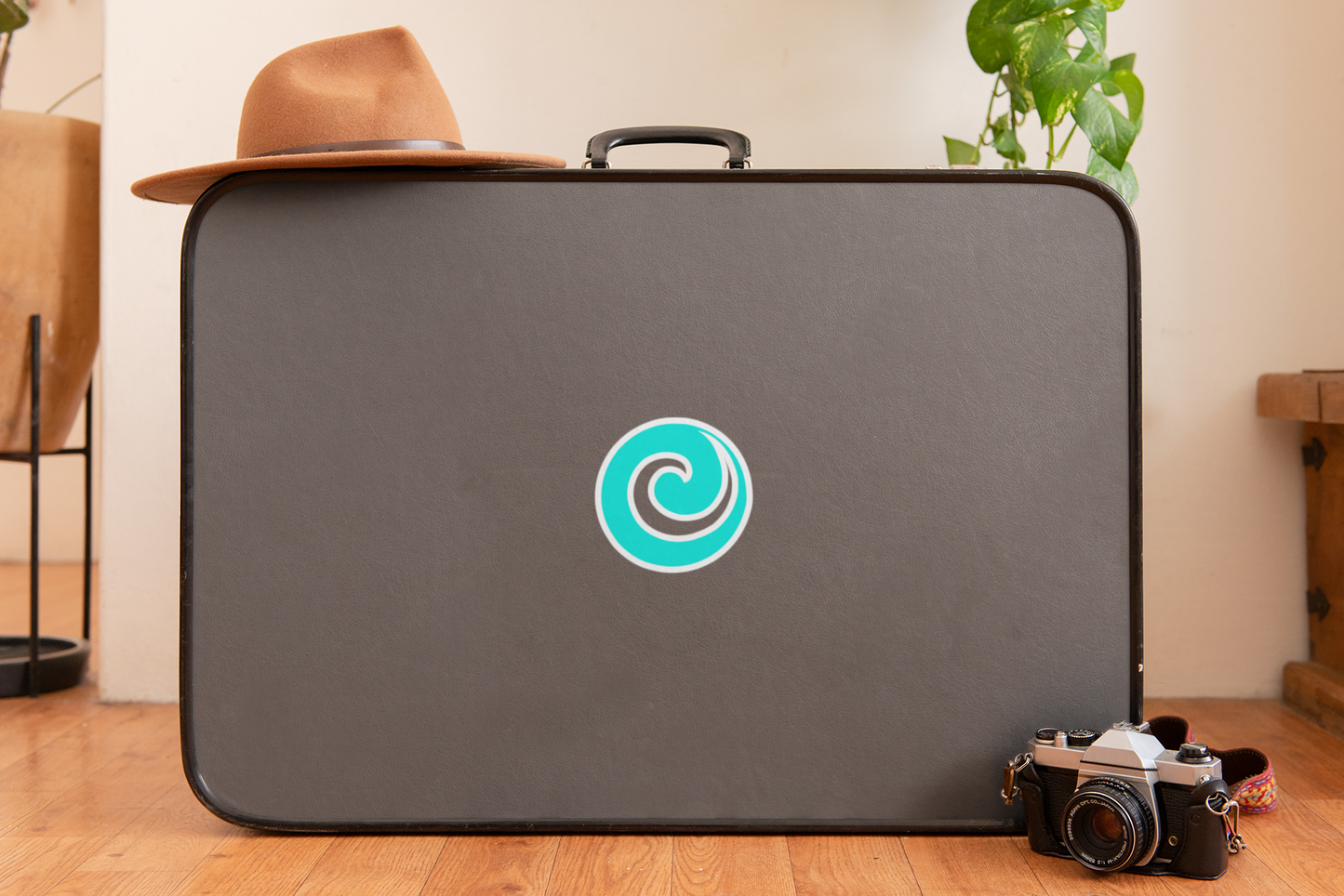 "Julie’s Spiral”, IMAGINE™ Series, Hand-Drawn Art Print, Kiss-Cut Stickers, 21 Colors, 2, 3, 4, 6 inch