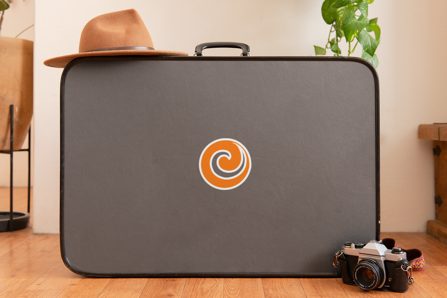 "Julie’s Spiral”, IMAGINE™ Series, Hand-Drawn Art Print, Kiss-Cut Stickers, 21 Colors, 2, 3, 4, 6 inch