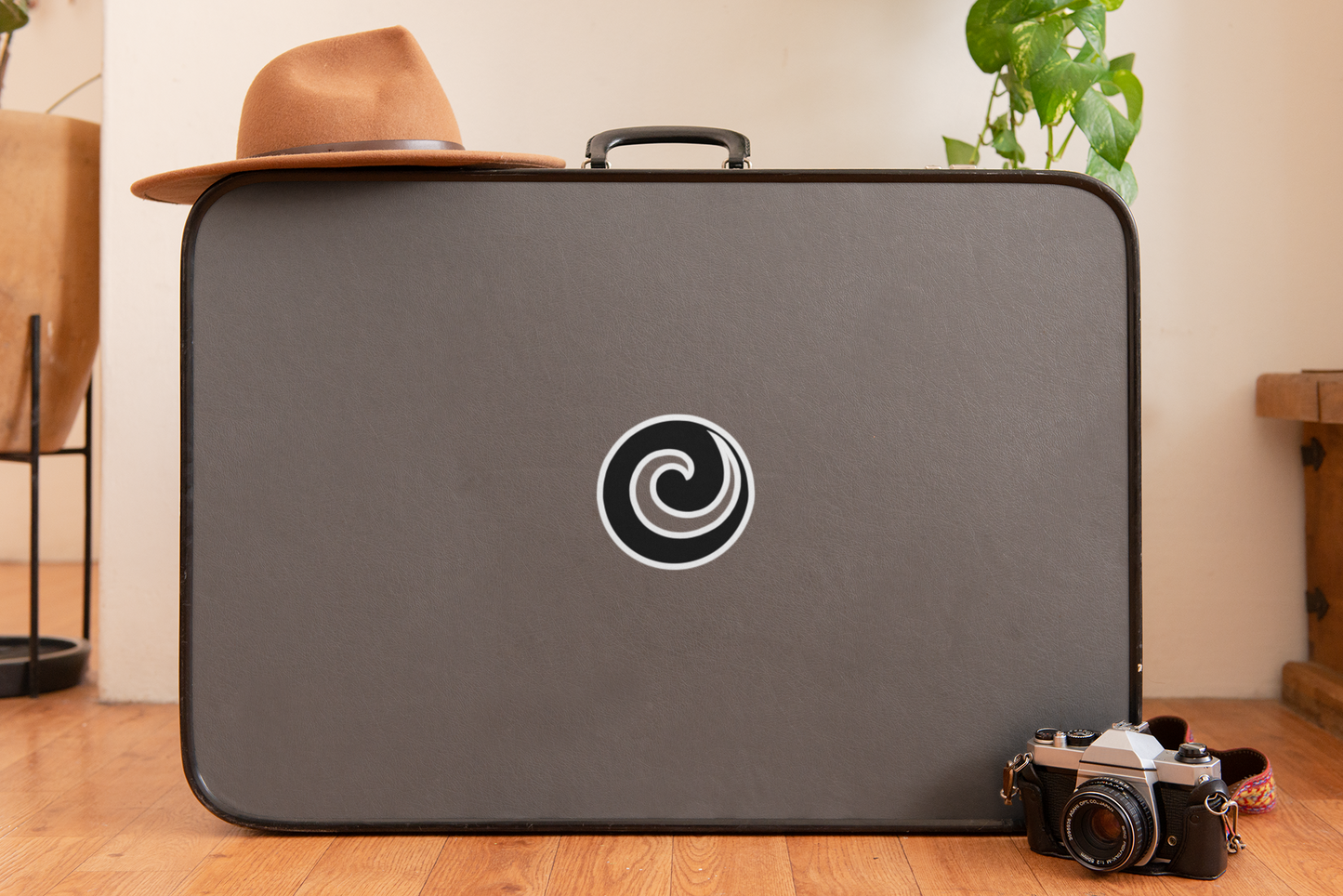 "Julie’s Spiral”, IMAGINE™ Series, Hand-Drawn Art Print, Kiss-Cut Stickers, 21 Colors, 2, 3, 4, 6 inch