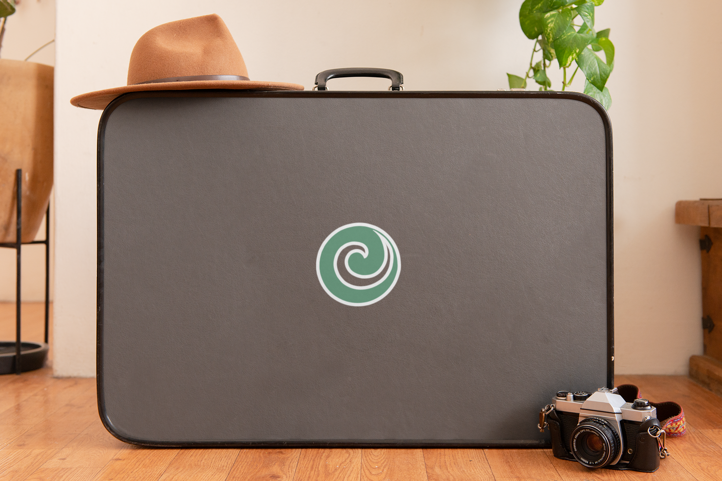 "Julie’s Spiral”, IMAGINE™ Series, Hand-Drawn Art Print, Kiss-Cut Stickers, 21 Colors, 2, 3, 4, 6 inch