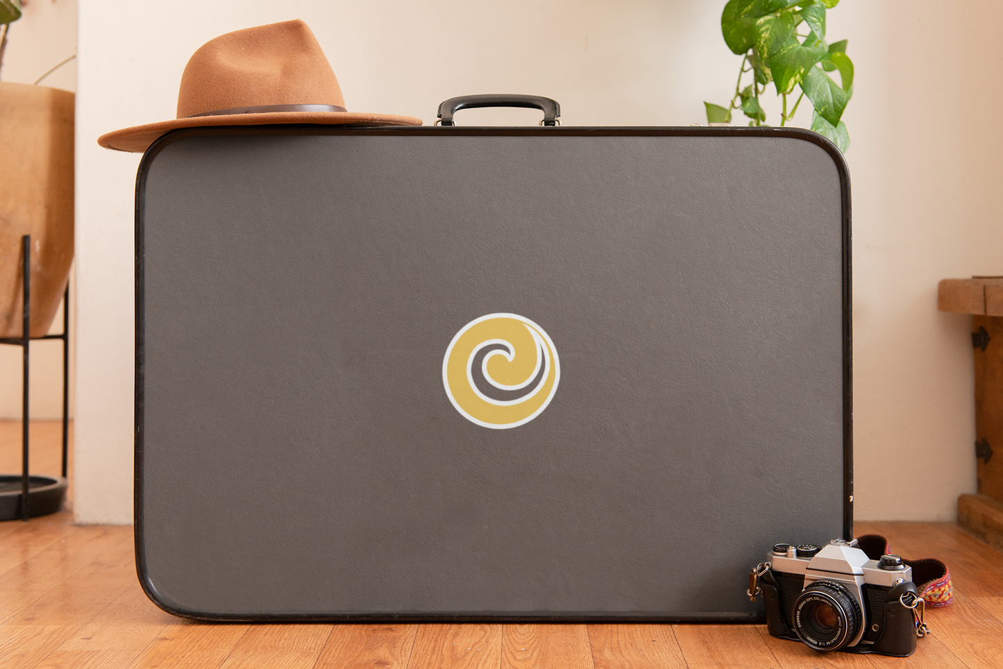 "Julie’s Spiral”, IMAGINE™ Series, Hand-Drawn Art Print, Kiss-Cut Stickers, 21 Colors, 2, 3, 4, 6 inch