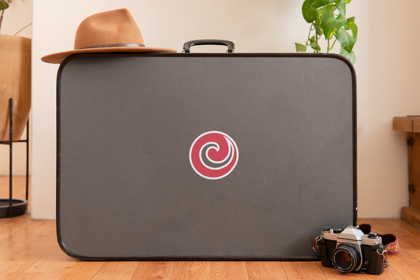 "Julie’s Spiral”, IMAGINE™ Series, Hand-Drawn Art Print, Kiss-Cut Stickers, 21 Colors, 2, 3, 4, 6 inch